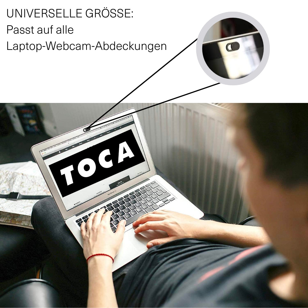 TOCA Webcam Cover Slide Schiebeblende für Laptop, Tablet und Smartphone