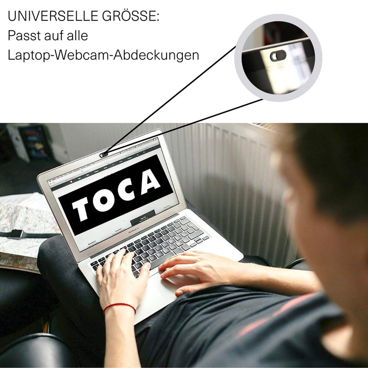 TOCA Webcam Cover Slide Schiebeblende für Laptop, Tablet und Smartphone