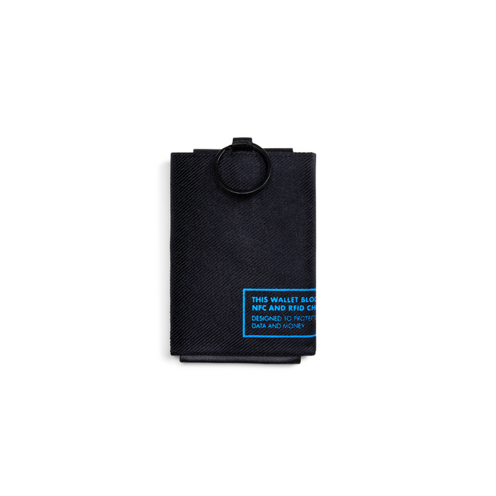 RFID safe wallet - Blauer Druck